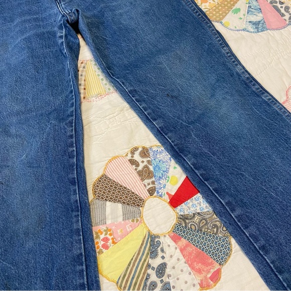 90s Wrangler jeans 935NAV raw hem 33x26.5 - Picture 9 of 12